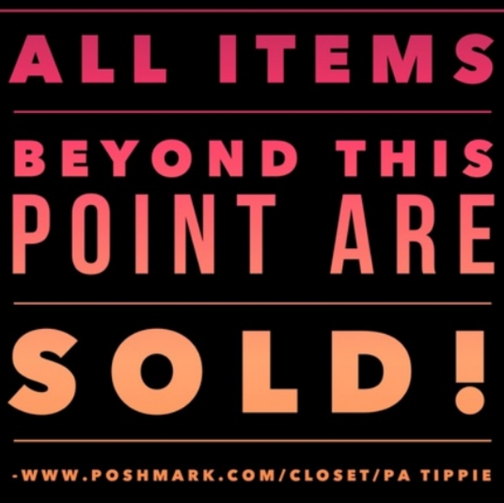 💥 SOLD💥